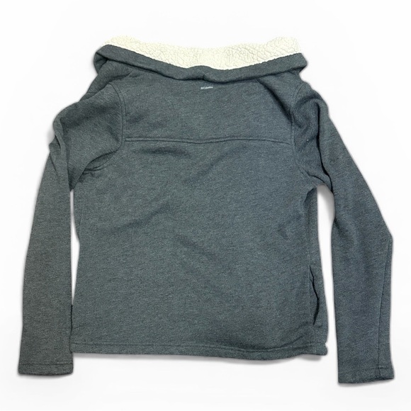 Women's Columbia Gray Sherpa-Lined Sweater - Picture 3 of 6